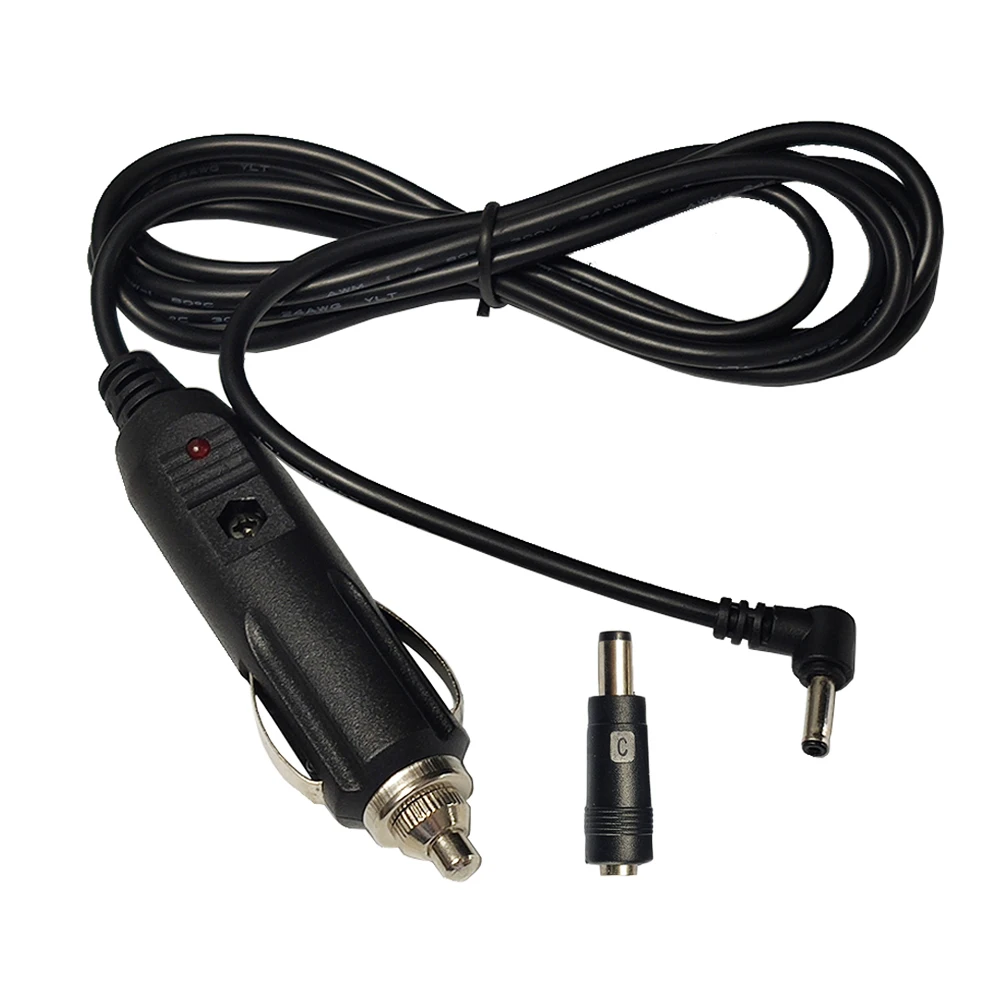 

DC 12V 2A Car Charger Universal Power Cord 3.5x1.35mm to Cigarette Lighter with Connector for DVD Player GPS Bluetooth Speakers