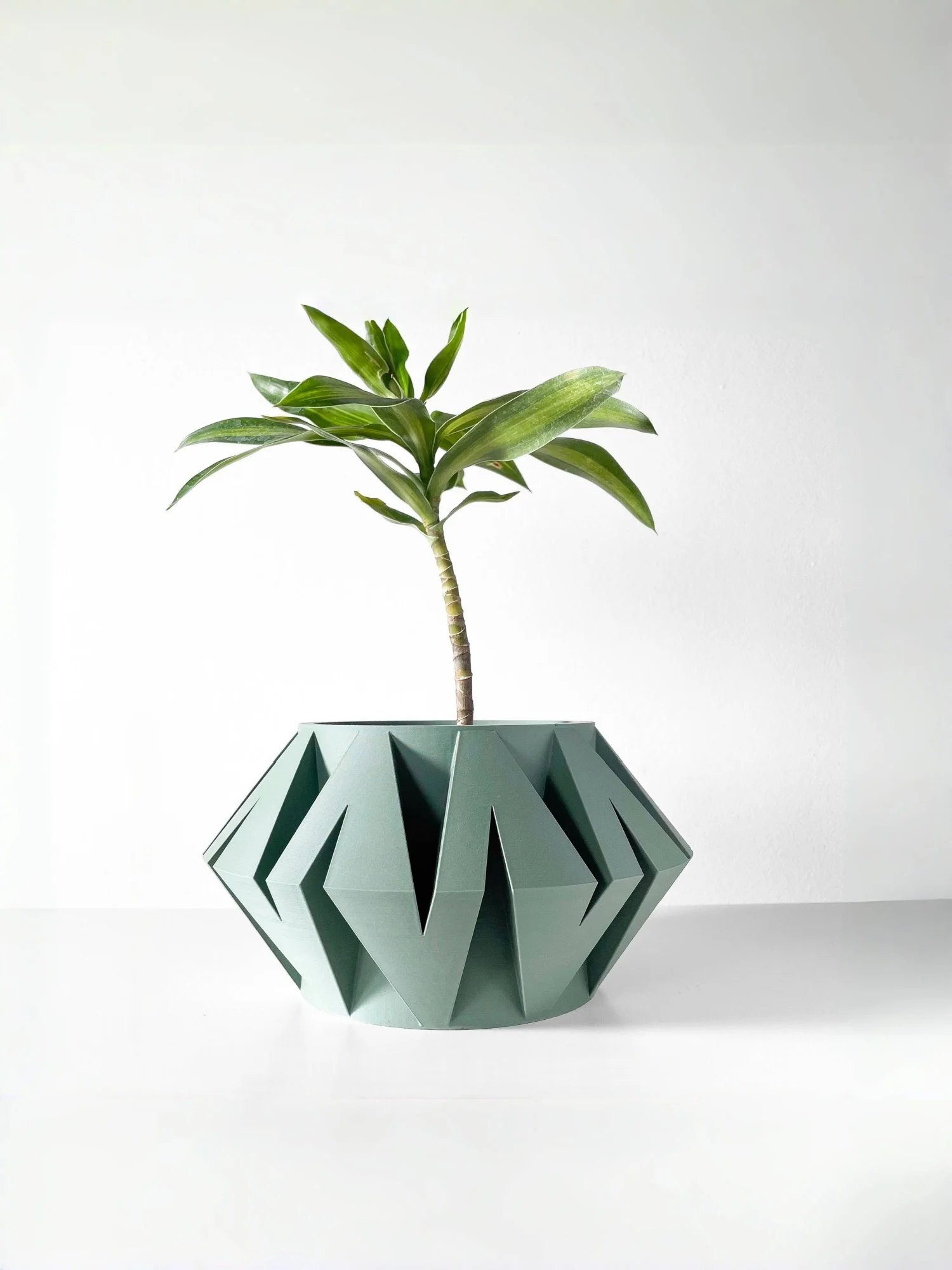 

Modern Minimalist 3D Printed Plant Pot – Biodegradable Flower Planter for Home Decor, Eco-Friendly Sustainable Gift (Kovi)