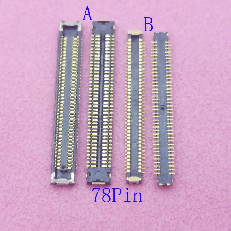 2-50Pcs Lcd Display FPC Connector Usb Charger Plug For Samsung Galaxy S20 FE F62 M62 M51 M31S A80 A90 Note 10 Lite N770F 78 Pin