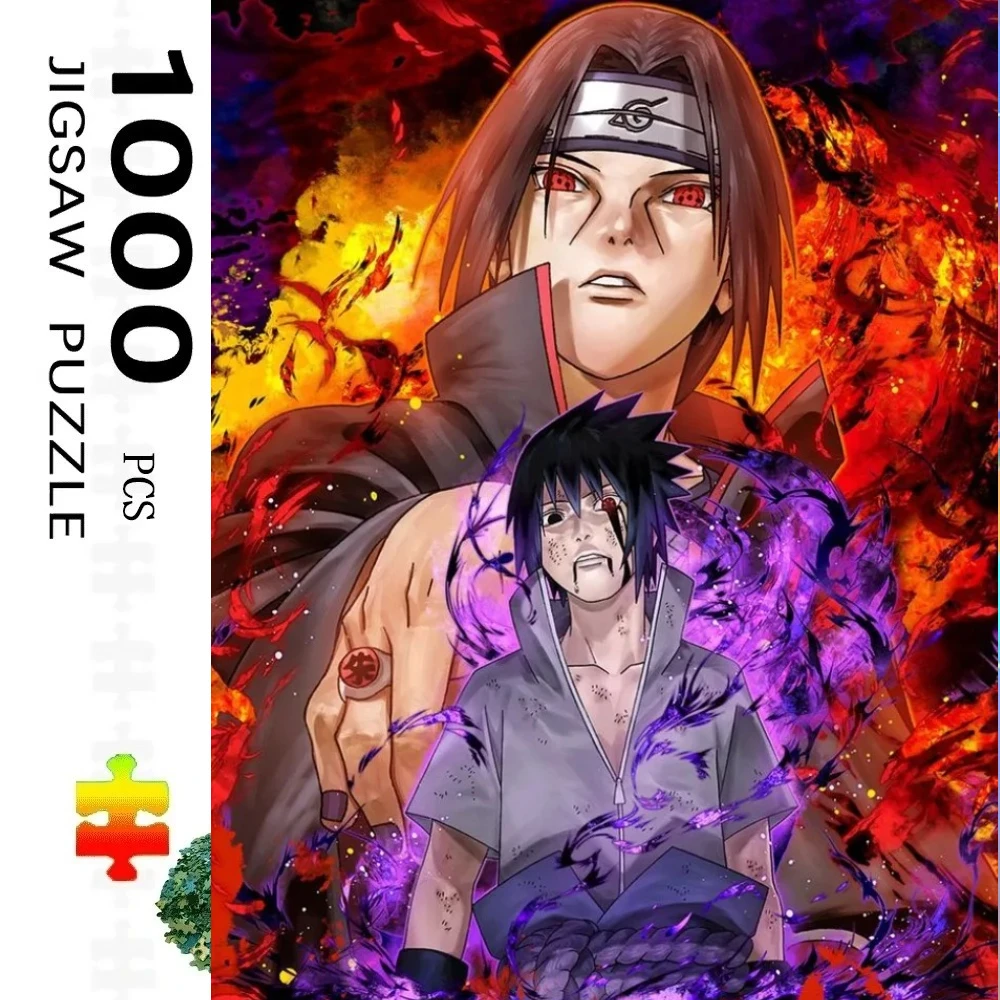 

1000 Pieces Naruto Cartoon Jigsaw Puzzle Home Decor Adults Puzzle Games Family Fun Floor PuzzlesEducational Toys for Kids