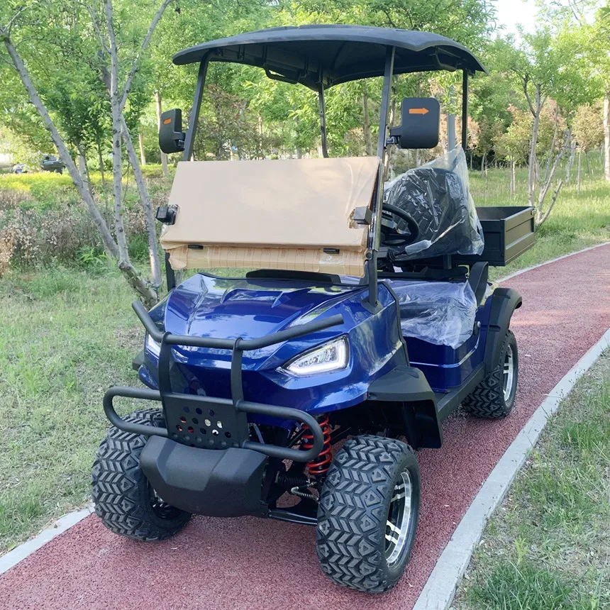 2024 Hot Sale VIP Honoured Guest Design Customized Long Endurance Lithium Battery Powered Electric Golf Cart Wholesale