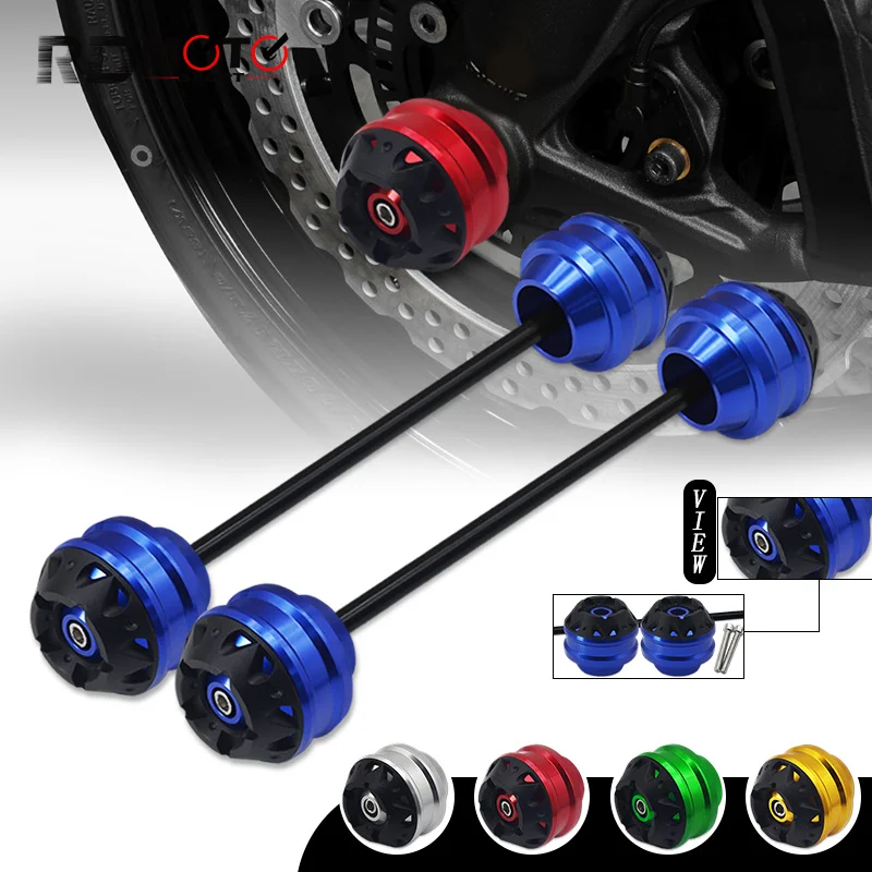 

Motorcycle Front Rear Wheel Fork Slider Axle Crash Protector For YAMAHA Tracer 700 900 700GT 900GT 2019 2020 2021 2022 2023