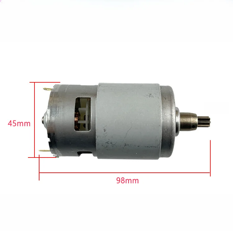 775 Motor for Professional Grade Tool Builds and Engineering Prototypes Input Voltage 18V to 21V 7 Tooth Armature Assembly