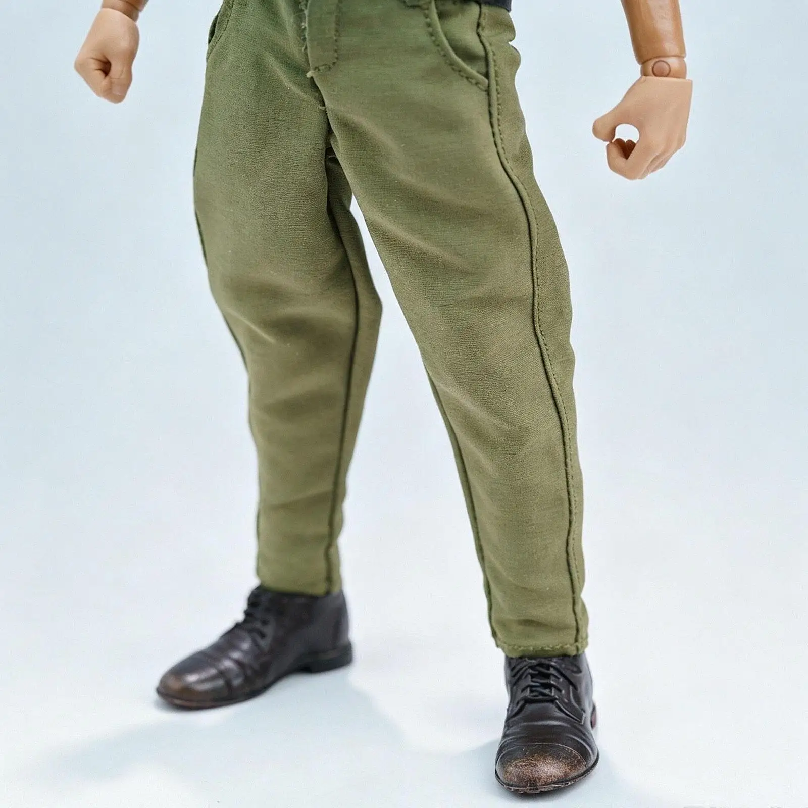 

1/12 Scale Figure Outfit Set Figure Clothes with Vest Pants Model Work Shirt for 6"