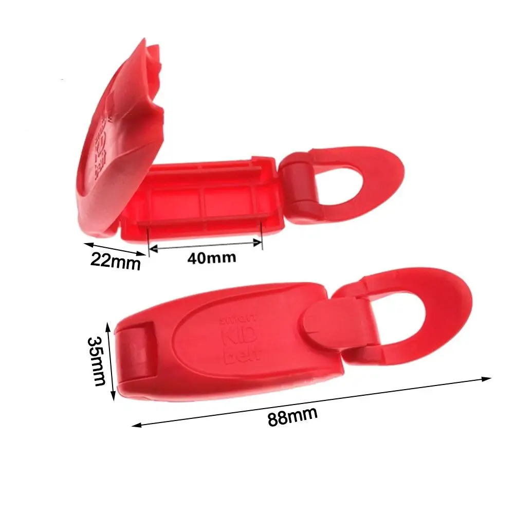 Comfortable Plastic Car Seat Belt Clips Non-Slip Shoulder Protection Seat Belt Adjuster Locking Clip Kids Safety