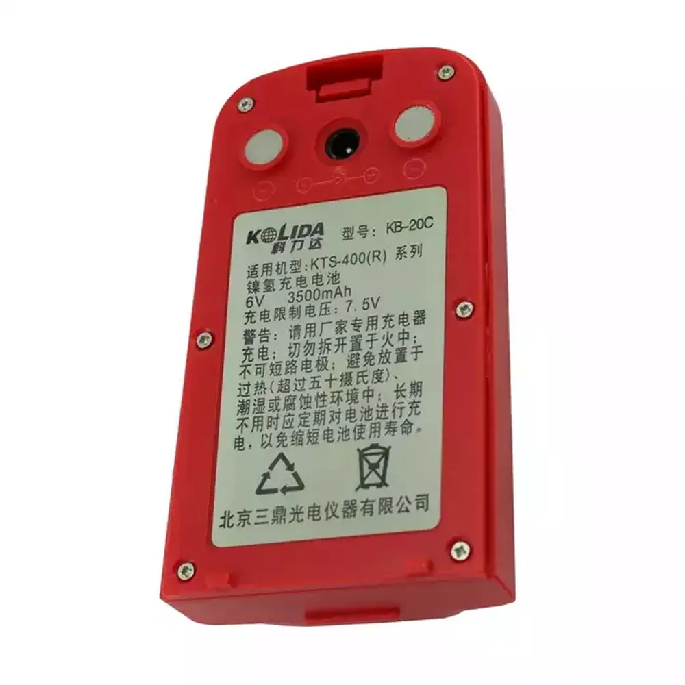 Brandnew KB-20C Battery Compatible Koli-da KTS-400 400R Total Station NI-MH 6V 3500Mah KB-20C battery survey