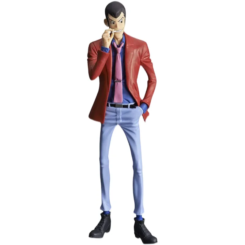 Bandai Original Lupin The Third Part 5 MSP 3 Anime Figure Zenigata Kouichi Action Figure Model Toys For Kids Gift Collectible