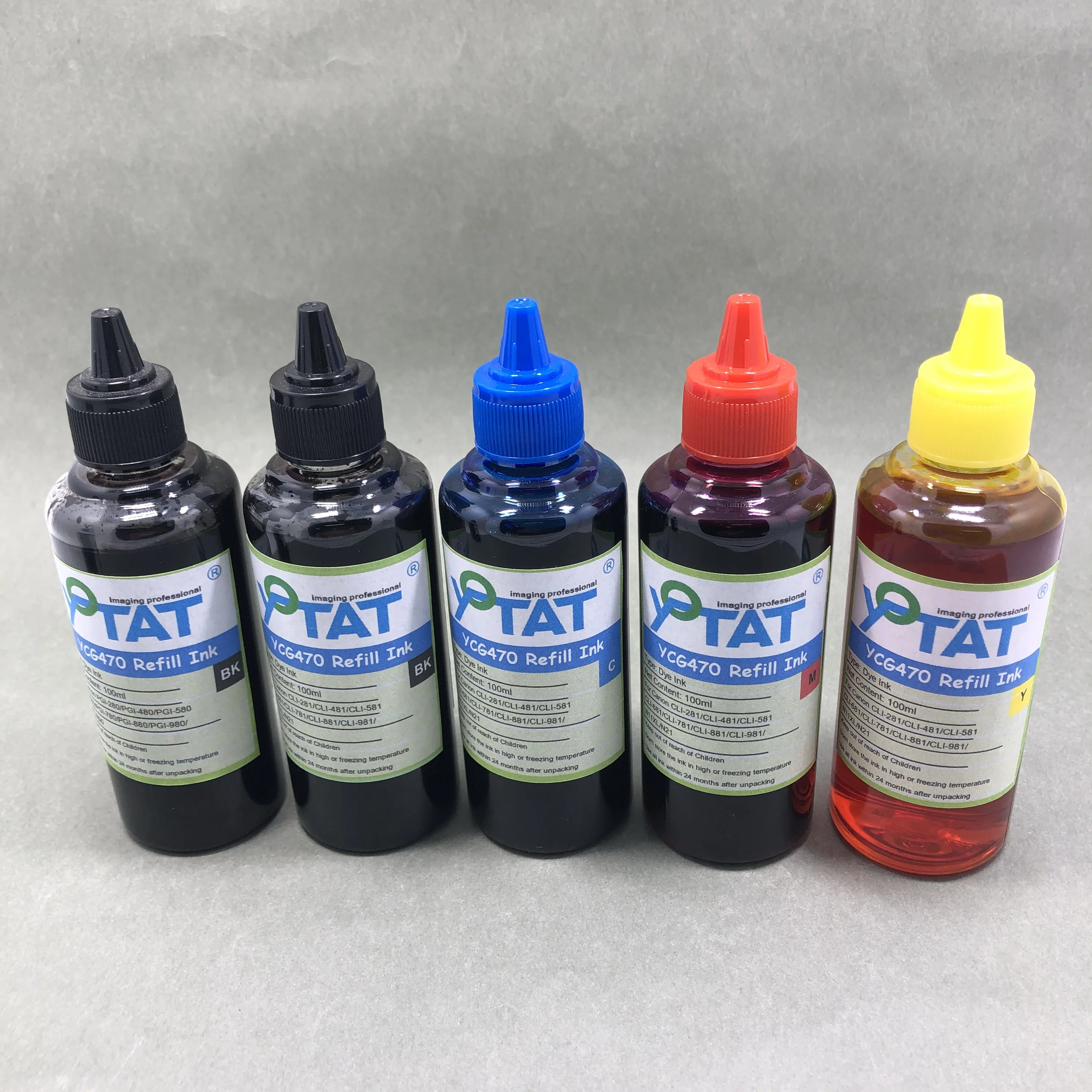 

Dye Ink for Canon PGI-280 CLI-281 PGI-480 CLI-481 PGI-580 CLI-581 PGI-680 CLI-681 PGI-780 CLI-781 PGI-980 CLI-981 N10XL N20