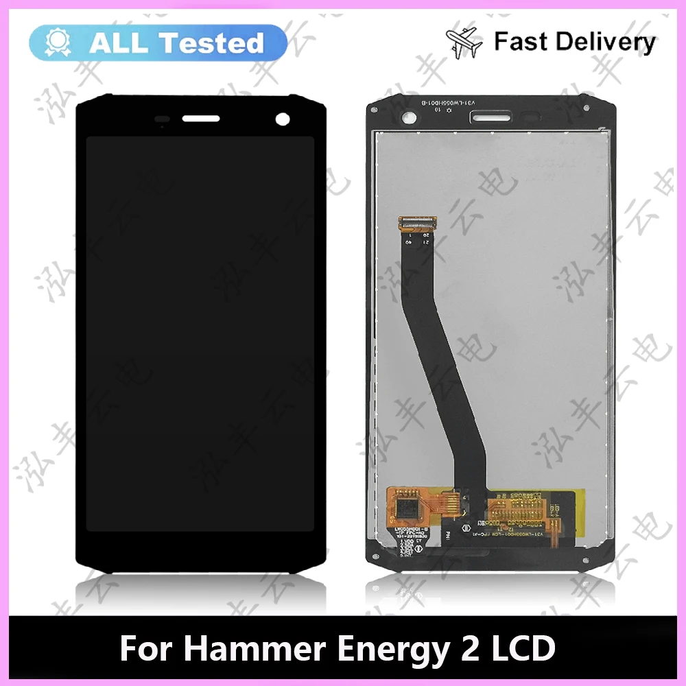 

100% Tested LCD Display For Myphone Hammer Energy 2 LCDs Touch Screen Digitizer LCD Display Assembly Replacement Parts +Tools