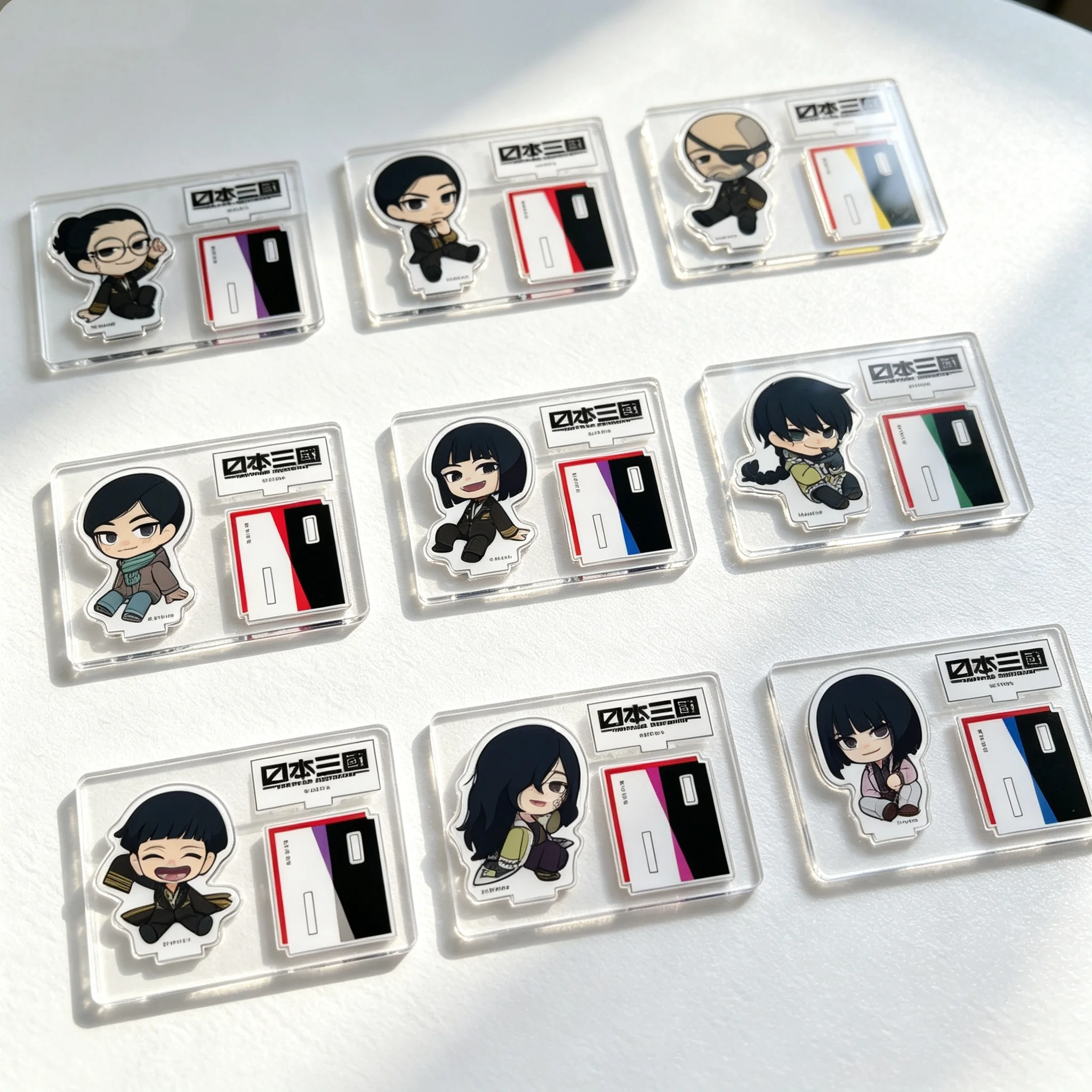 Anime Nippon Sangoku Misumi Aoteru Serie Q-style Postura Sentada Soporte Ac