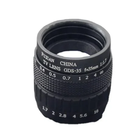 new lens Fujian 35mm F/1.7 C Mount manual iris lens