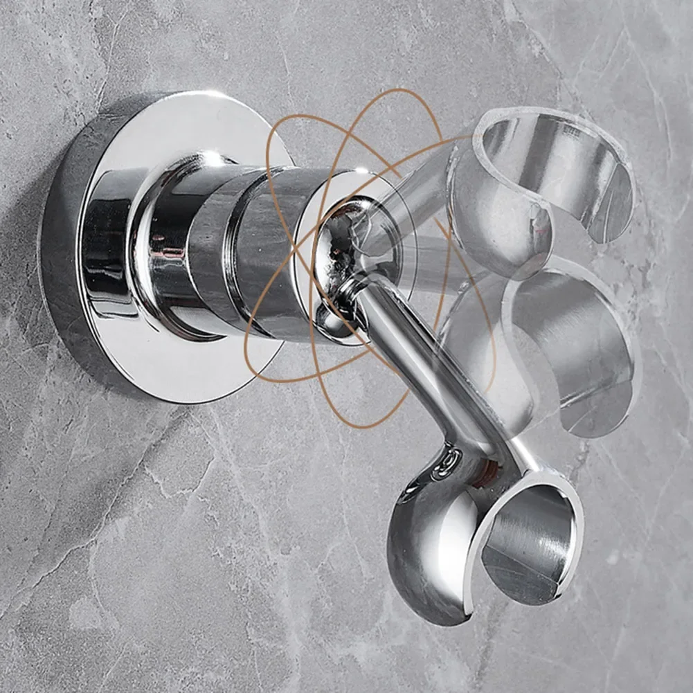 

1pcs Shower Head Bracket With Screw Adjustable 360degree Shower Head Holder Bathroom Hand Shower Holder Supplies