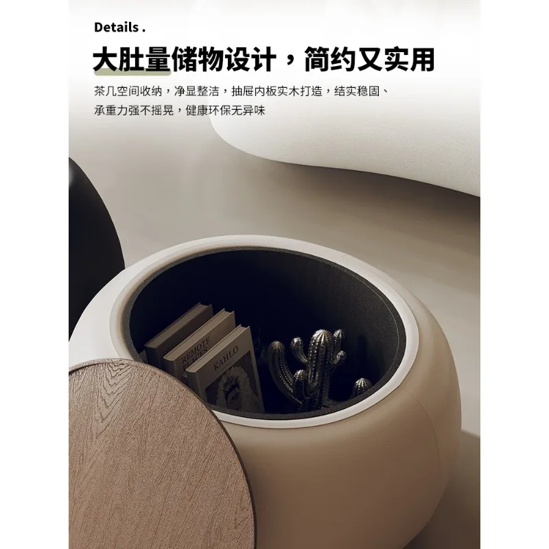 Household light luxury high-end small apartment cream style creative designer