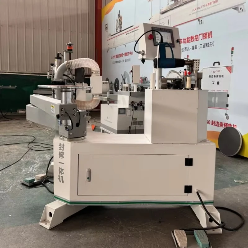 Curved Automatic Edge Banding Machine Plywood MDF PVC Wood Edge Banding Machine with Trimming