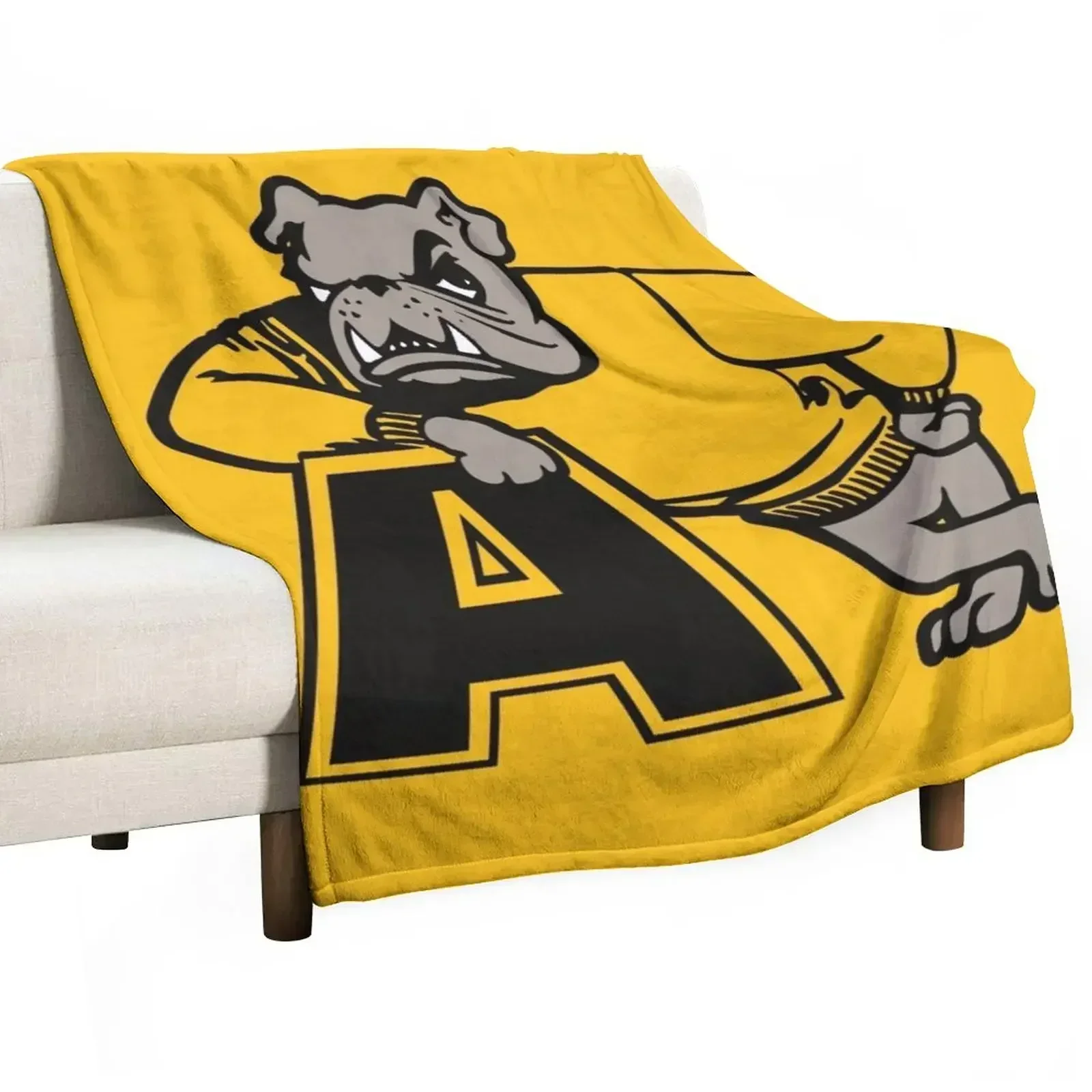 

Adrian College Throw Blanket Warm Napping Blanket for Office Couch Bed