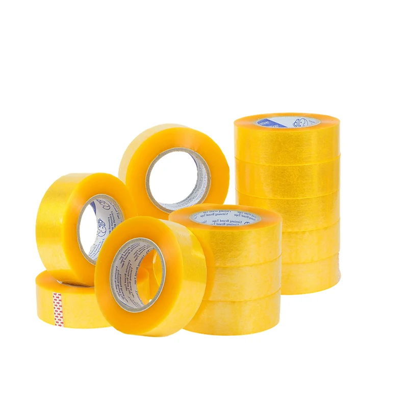 

42mm width clear yellow Tape Packing Tape,Clear Packaging Tape ,Shipping Tape for Moving Boxes, Shipping, Office Moving Boxes