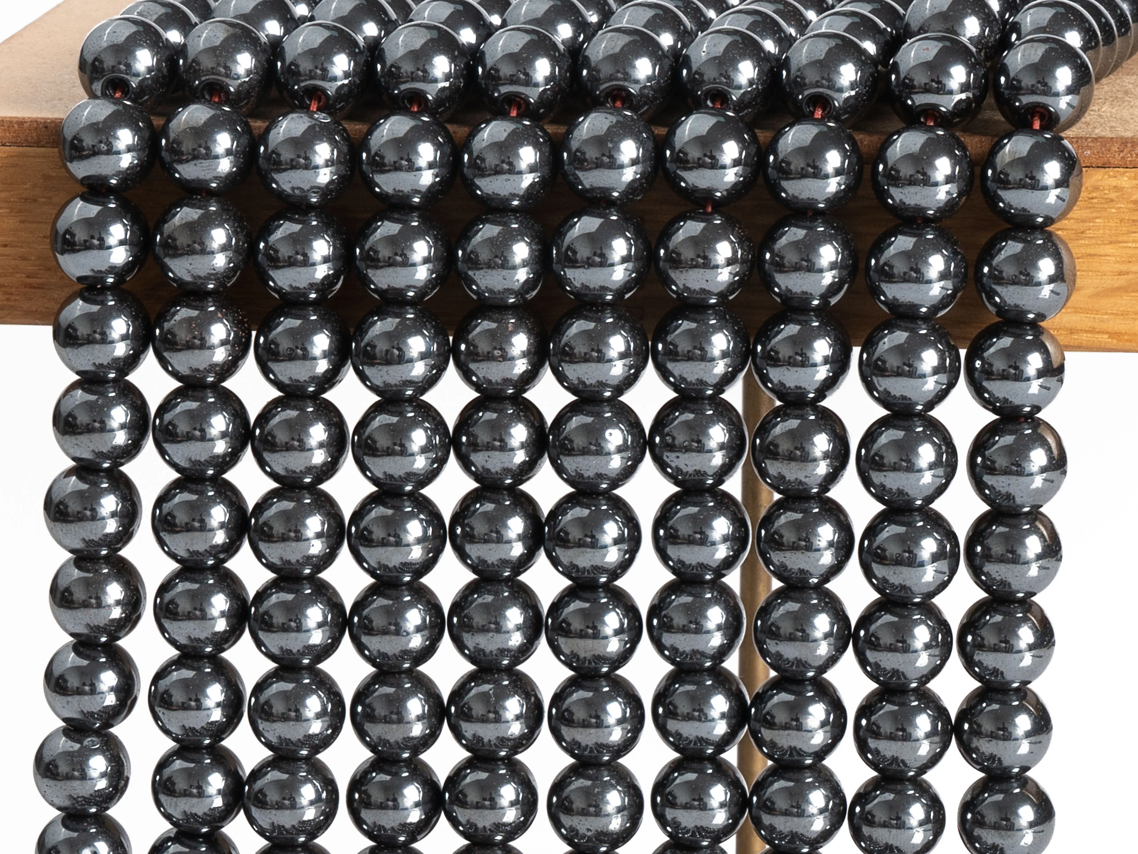 Black Hematite Beads natural stone Grade AAA Gemstone  Round Loose Beads  for Jewelry  Making 2MM 3MM 4MM 6MM 10MM