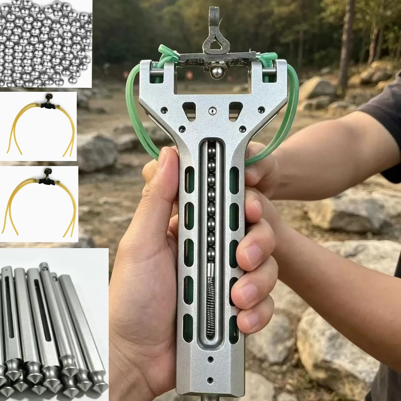 Visual Large Capacity CNC Aviation Aluminum Automatic Loading Rapid Fire Outdoor High-precision Hunting Equipment