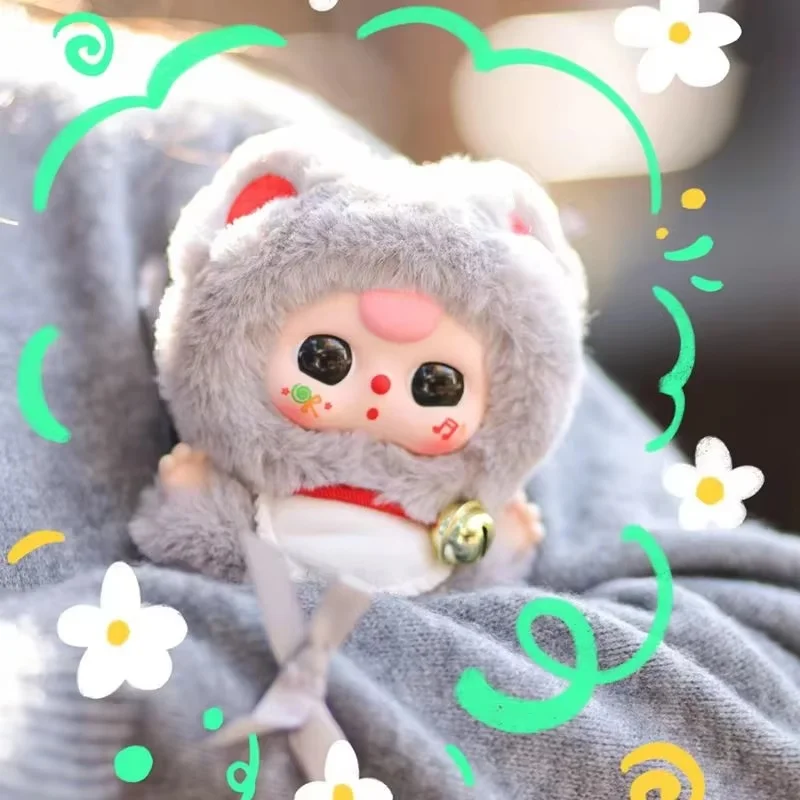 Kawaii الطفل ثلاثة الملياردير محظوظ القط صندوق أعمى اللعب صندوق الغموض Caixa Misteriosa أفخم دمية محشوة دمية لعبة للفتيات هدية