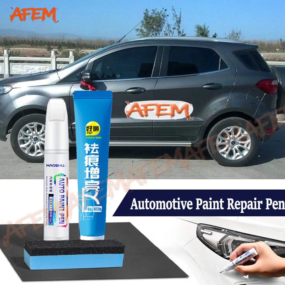 Car Touch Up Paint Pen Scratch Repair Scratch Remover Wax Paint Care For Ford Ecosport 2012-2022 2021 2020 2019 2018 2013 2014