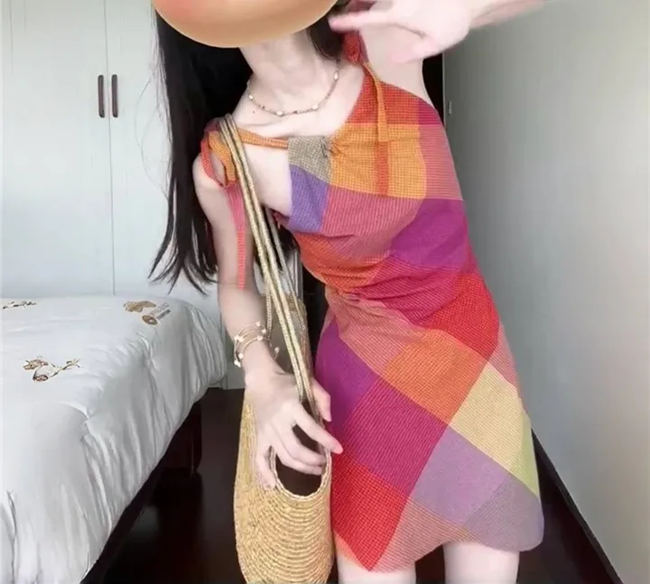 فساتين نسائية فستان كاواي شتوي من الصوف برقبة واقفة على الوجهين بأزرار على شكل حرف a منقوشة للأعمال Preppy أنيق رسمي مثير #3