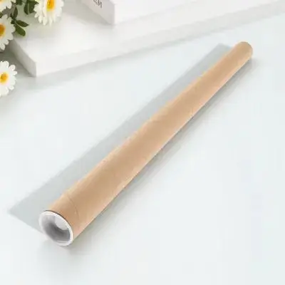 Tube de rangement en papier pour peinture, Tube porte-affiche Portable et robuste pour documents, œuvres d'art, stockage d'expédition, Tubes d'expédition Kraft