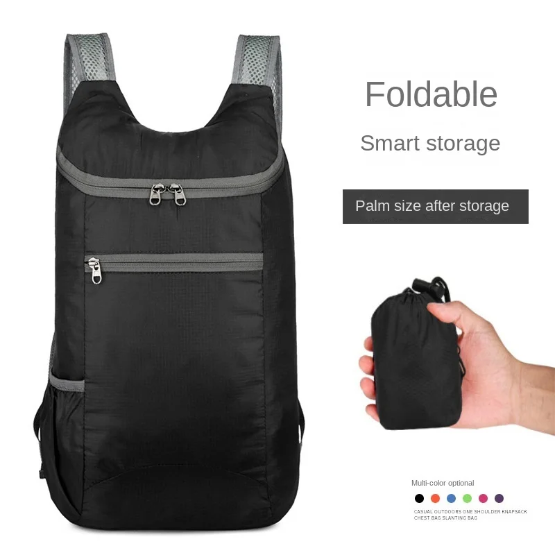 

Outdoor Portable Foldable Skin Bag, Lightweight Sports Backpack, Travel Bag, Gift Book Bag,