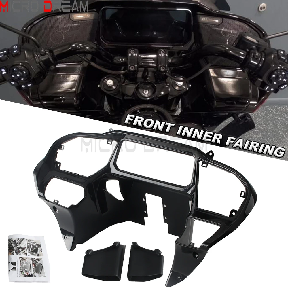

For 2023-2025 Harley Touring Road Glide CVO 121 FLTRXSE Motorcycle Speedometer Instrument Cover Frame Cowl Front Inner Fairing