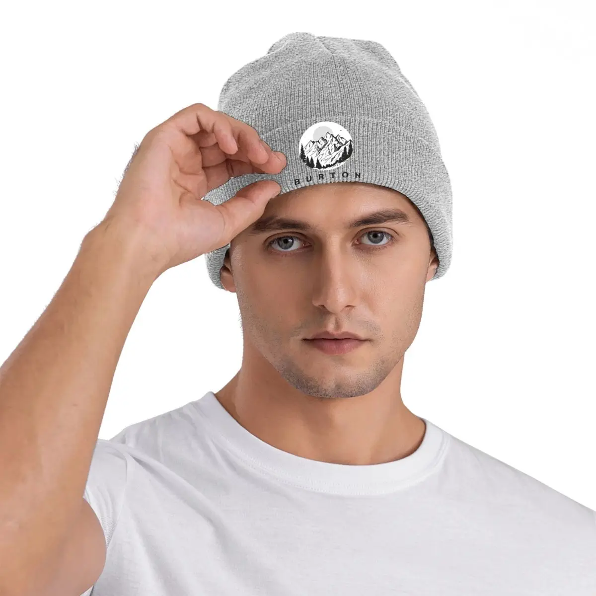 Burton Snowboard Beanie Hats Cappello lavorato a maglia Elastico termico Berretti unisex per adulti Autunno Inverno Grafica retrò Bonnet Hats Idea regalo