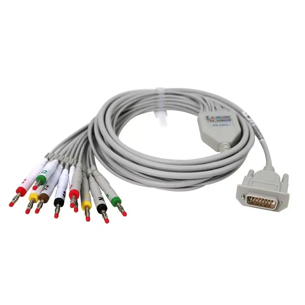 CONTEC Original Accessories ECG Series Banana/Button Type ECG Cable / Limb Chest Electrodes / Data Cable etc