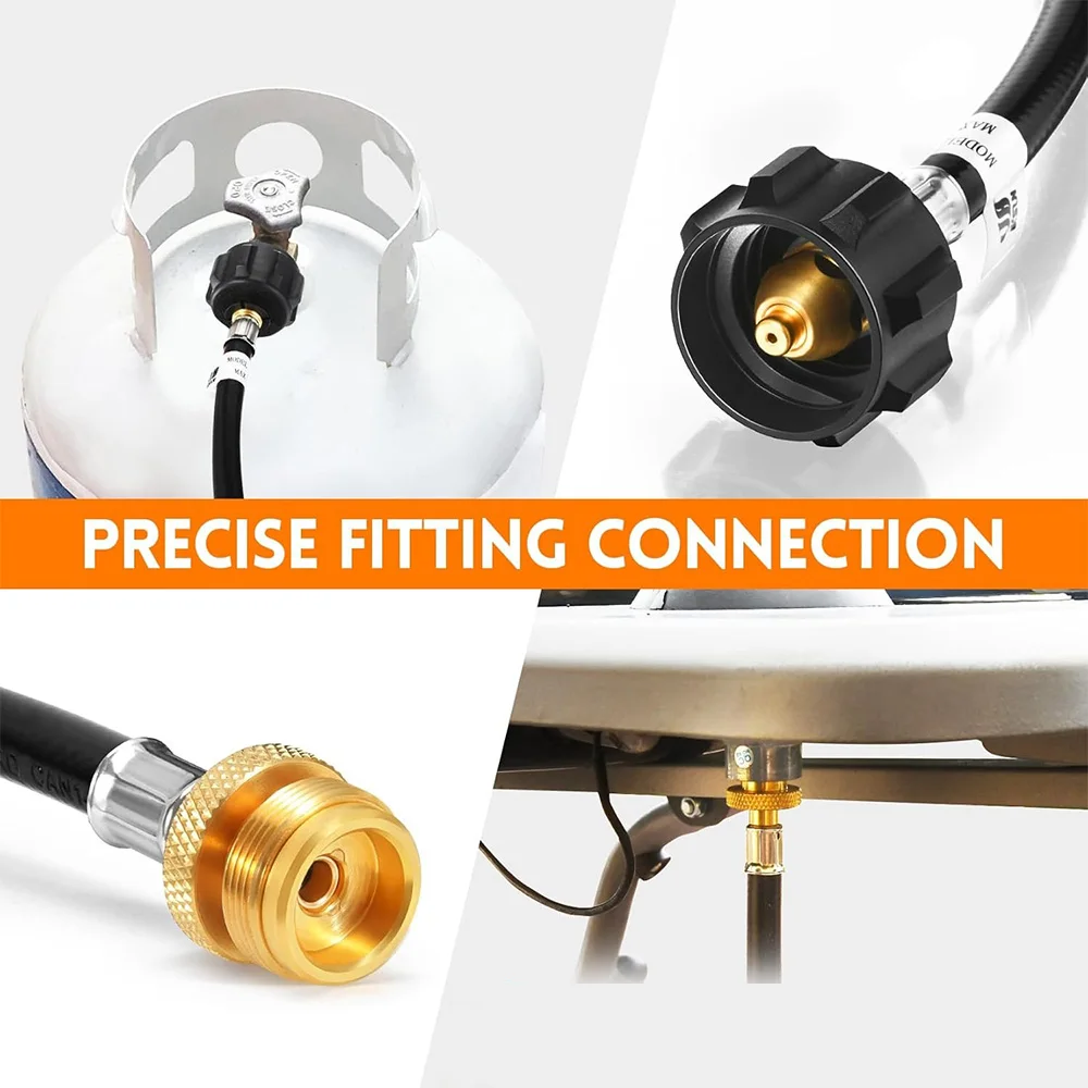 6FT خرطوم البروبان البروبان محول خرطوم محول خزان البروبان خرطوم مناسبة لشوايات الشواء بلاكستون الشوايات مواقد كولمان #4