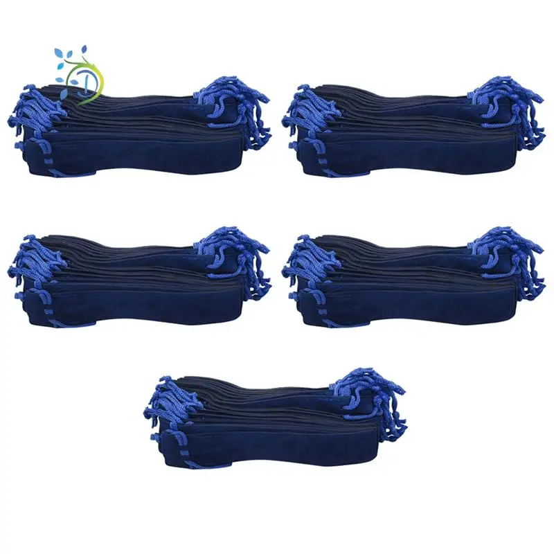 aee1-250-pcs-blue-velvet-pen-pouch-sleeve-holder-single-pen-bag-case-pencil-bag
