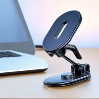 Magnetic Car Phone Holder - Alloy Folding Strong Magnet 360° Dashboard Mount for Smartphones Tablets