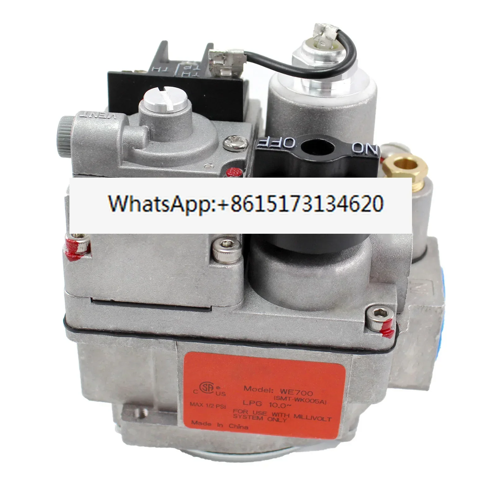 Gas Fryer Parts LPG Commercial Kitchen Appliance Accessory 3/4" Thermostat Control Valve Replacement of Robertshaw