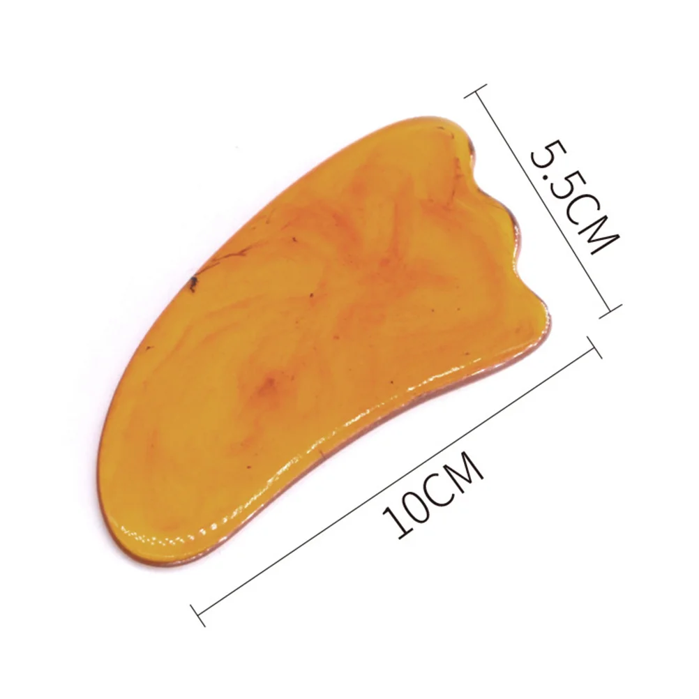 1 مجموعة غوا شا كشط تدليك مجلس مجموعة الراتنج الطبيعي شمع العسل الوجه الجمال أداة للرقبة الوجه الظهر الكتف الساق القدم الإجهاد