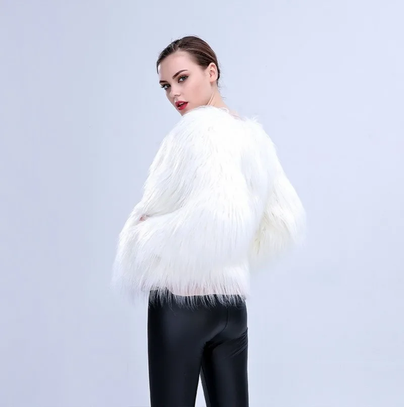 Imagem -06 - Jaqueta Led Soft Faux Fur para Mulheres Tendência da Moda Cabolsa Colorido Light up Festa Festival Trajes Cosplay Cabolsas Alta Qualidade