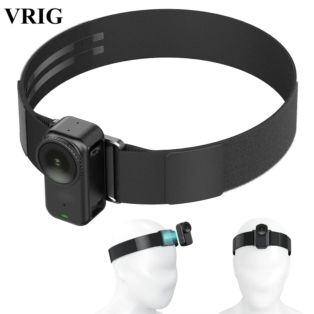 Magnetyczny pasek na głowę VRIG z mocowaniem na klatkę piersiową do kamery DJI Osmo Nano Action, opaska na głowę POV, akcesoria do sportów outdoorowych bez użycia rąk — zdjęcie produktu 7