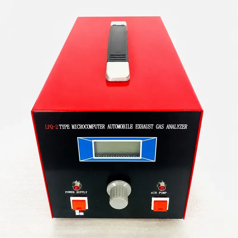 Portable Automotive Test LPQ-2 Portable Automobile Exhaust Analyzer Auto Microcomputer Emission Oxygen Content Tester