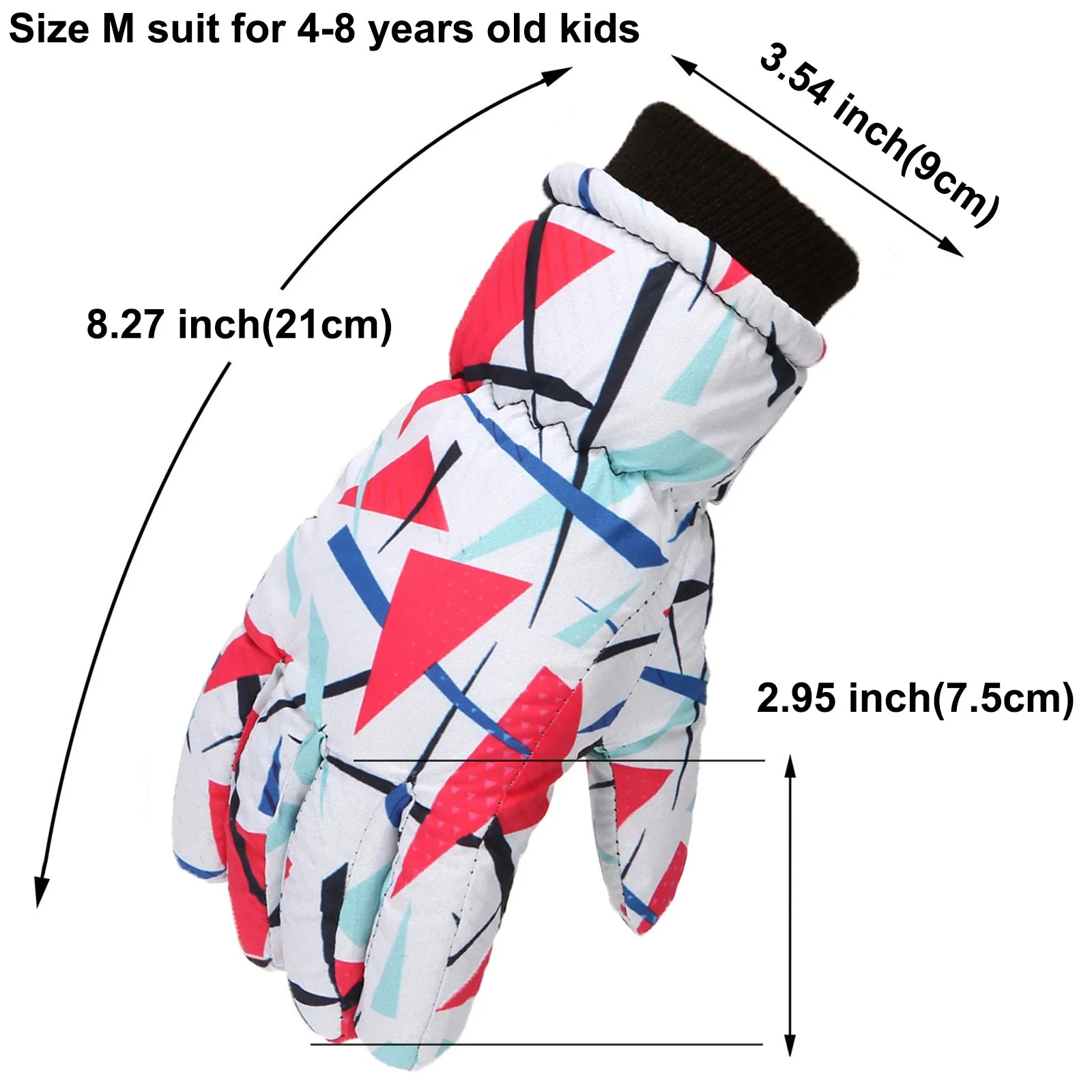 Gloves Snow M/L Outdoor Skating Kids Ski Kid Winter Gloves Toddler Kids Gloves Gloves for Kids Cold Weather Warm Thermal