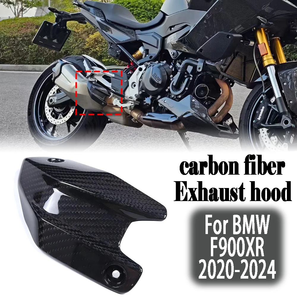 

For BMW F900XR F 900 XR 2020-2024 2023 2022 2021 Motorcycle Exhaust Carbon Slip on Line Muffler Compatible Original Escape Pipe