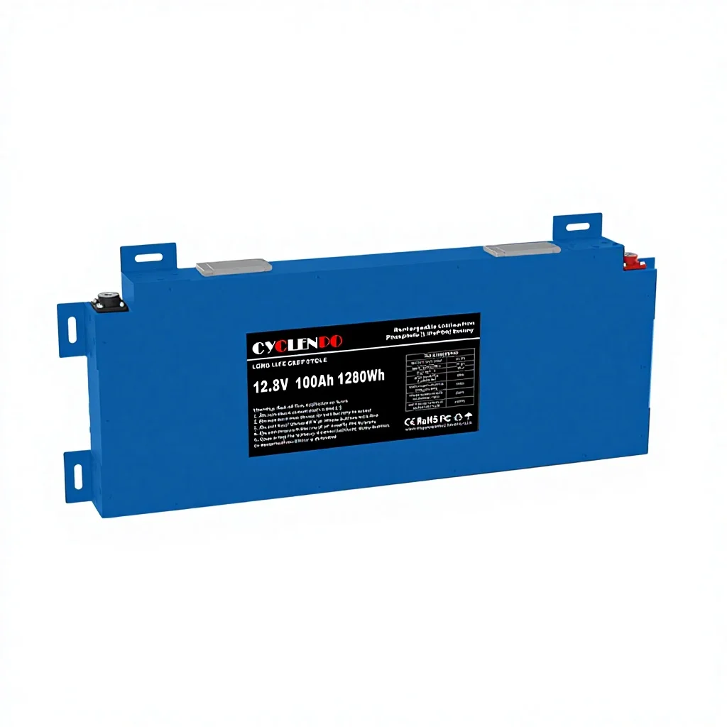 

RV 12v Ultra Thin Lithium Battery Pack 12v 100Ah 150Ah 200Ah Slim Battery with Smart BMS for Caravan/Boat/RV Solar System