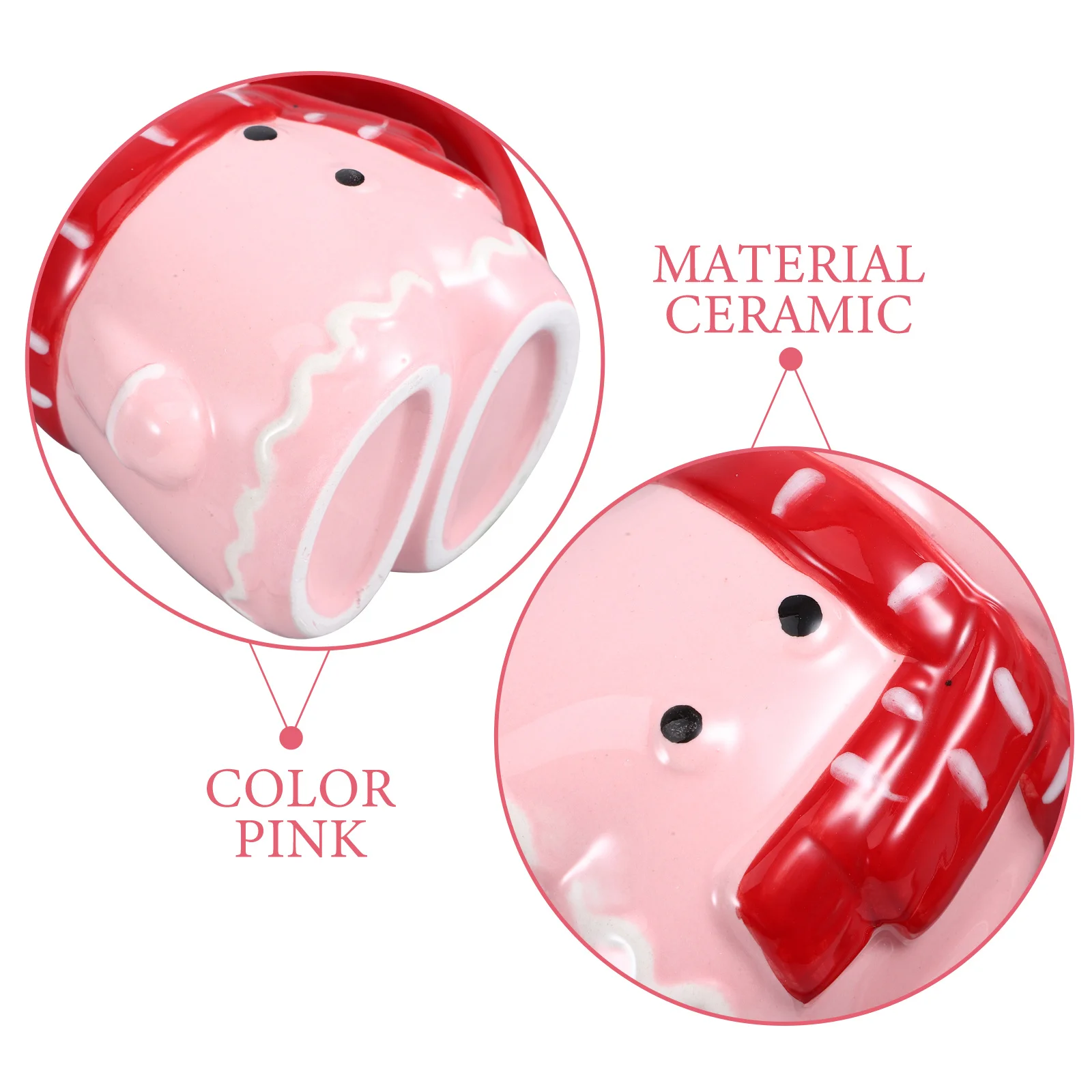 Taza de café de cerámica con diseño único de hombre de jengibre, vajilla temática navideña para bebidas frías y calientes, uso en casa, oficina, Bar y cocina