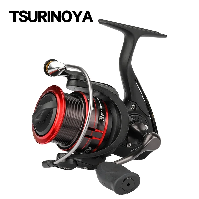 

TSURINOYA Shallow Spool Long Casting Spinning Reel ST 2000S 2500S 3000S 7kfg Drag Power 5.2:1 Freshwater Fishing Reel