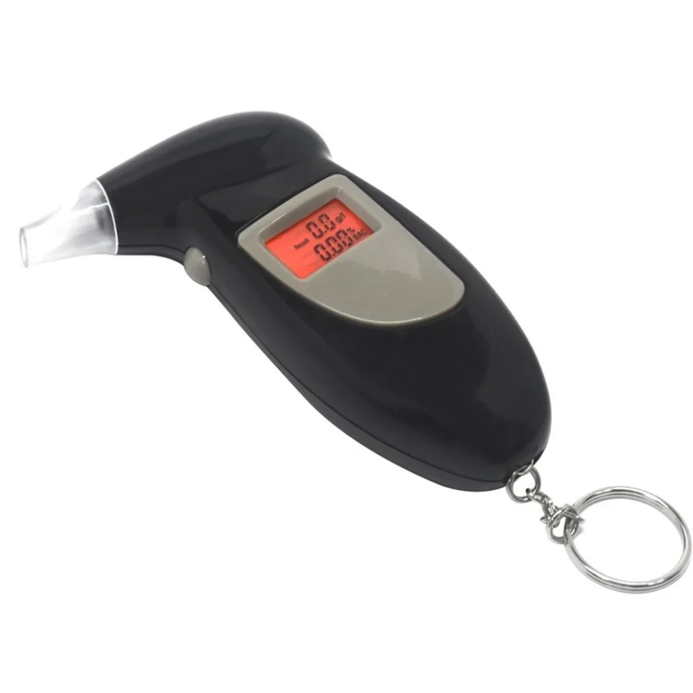 Digital Breath Alcohol Tester With Audible Alert Safe Driving With Key Chain Quick Response Alcohol Detector Breathalyzer