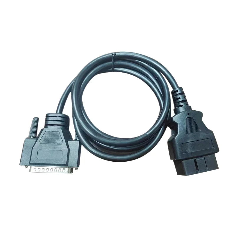 

OBD2 Диагностический адаптер OBD2 к DB25P 25-контактный автомобильный диагностический интерфейс Адаптер Удлинительный кабель Разъем Автоматический диагностический кабель