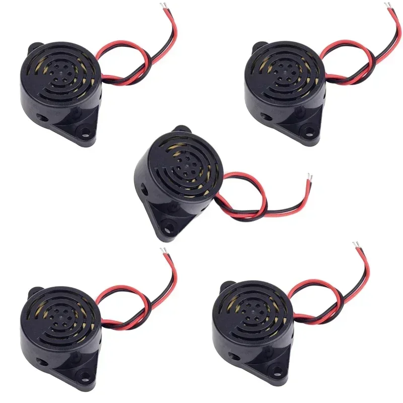 5PCS Electronic Buzzer 95DB Alarm High Decibel SFM-27 DC3V-24V Piezo Buzzers For Arduino DIY Speaker