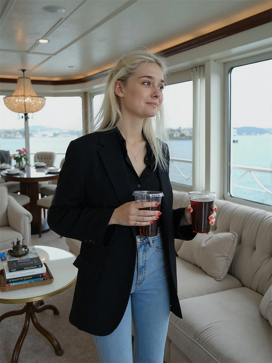 

Solid Single Breasted Classic Blazers For Woman Clothes Women Warm Quality Outer Pleated Split Party Bandage Texture Harajuku OL