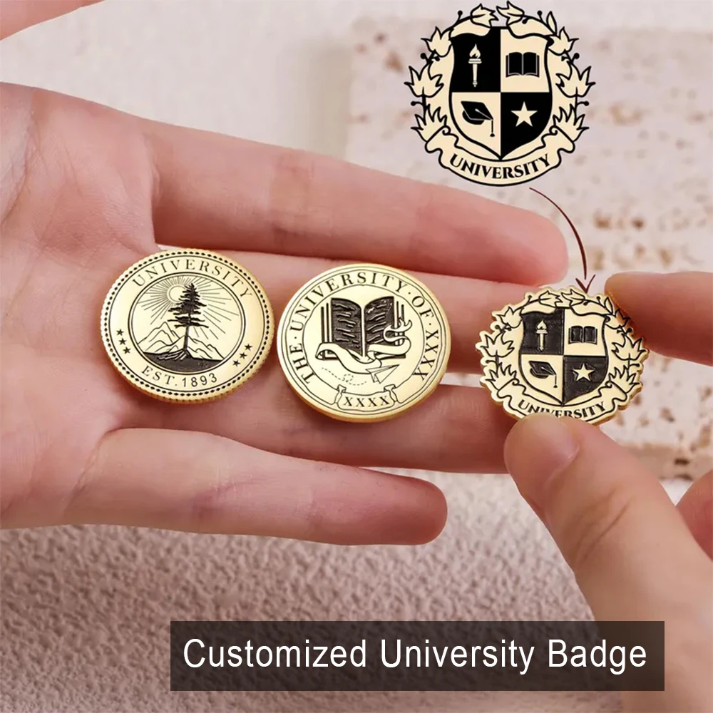 Custom Metal  Pin Custom Logo Badge Personalized School Brooch Customized Pattern Motorcycle Biker Lapel Pin DIY Custom Jewelry