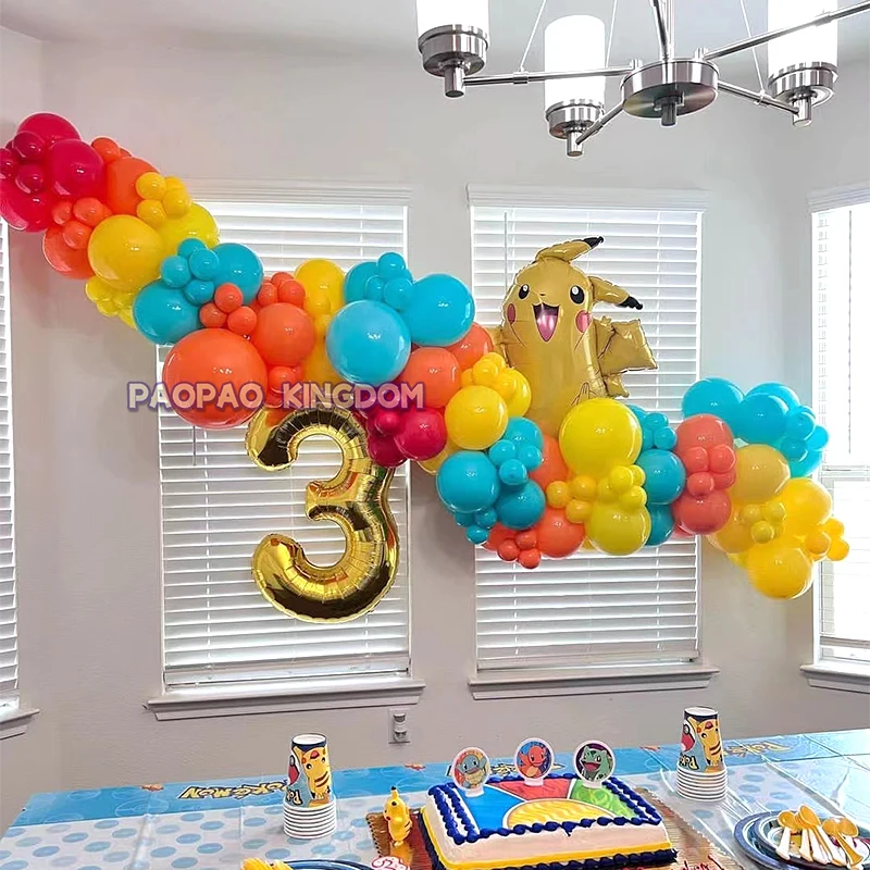 pokemon-pikachu-balao-garland-arch-kit-decoracao-de-festa-de-aniversario-squirtle-bulbasaur-foil-balloons-brinquedos-para-criancas-presentes