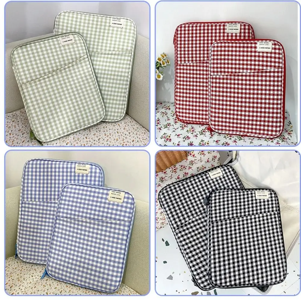 Tablet Pouch Tablet Sleeve Bag Shockproof 7.9-12.9 inch Handbag Case Multi Pockets Storage Bag for iPad Pro/Samsung/ Xiaomi